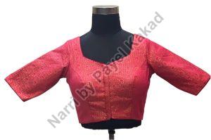 Stitched Cotton Ladies Blouse, Size : M, Technics : Attractive