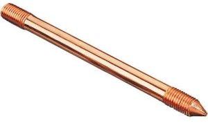 Round Solid Polished Copper Earthing Rod, Feature : Fine Finishing, High Strength