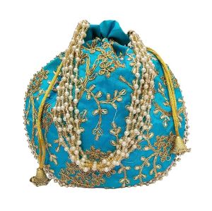 firozi11ath Fabric Potli Bag