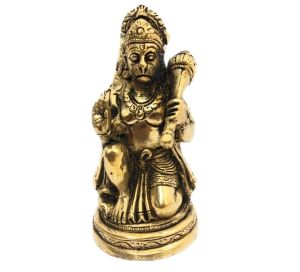 mhd00042 brass hanuman idol