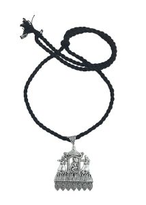 nl1000blk black thread necklace