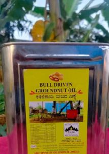 Bull Driven Groundnut Oil