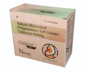 400mg Natural Micronized Progesterone Soft Gelatin Capsules