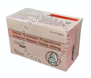 200mg Natural Micronized Progesterone Sustained Release Tablets