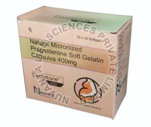 400mg Natural Micronized Progesterone Soft Gelatin Capsules