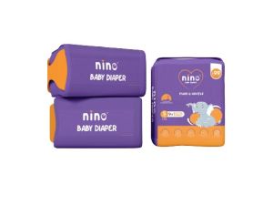 NINO BABY DIAPERS SIZE S 10