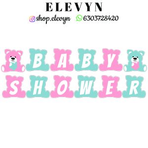 Teddy Theme Baby Shower Banner
