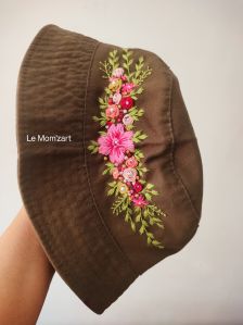 Have embroidered cotton hat