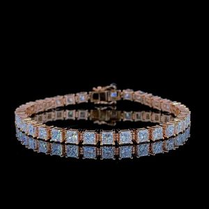 Princess Cut Diamond Tennis Bracelet