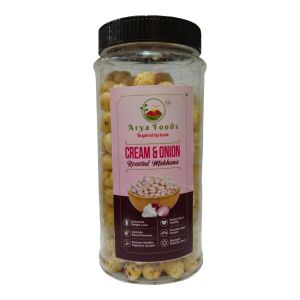 Arya Foods Roasted Cream &amp;amp; Onion Makhana - 100gm
