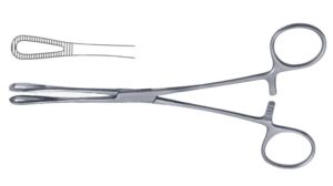 Rampley Sponge Holding Forcep & Serrated Jaws