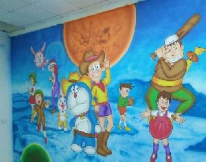 Educational Wall Painting for Primary School