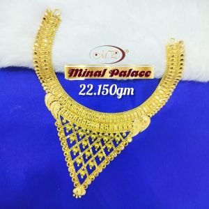 Fancy Gold Short Necklace