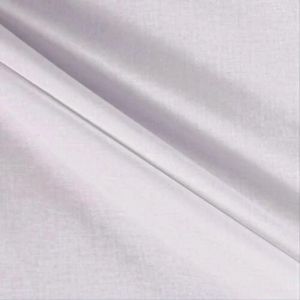 Pearl White Cotton Mix Fabric