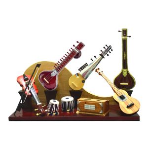 Wooden musical instruments miniature