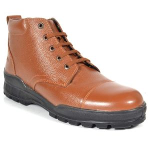 TSF 741 Tan Formal Lace Up Police Shoes