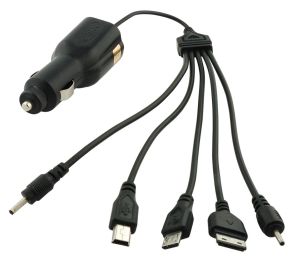 5 In 1 USB Car Charger