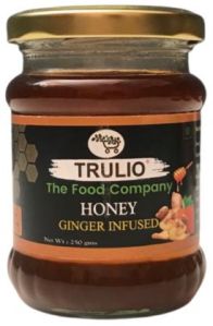 Trulio Ginger Infused Honey For Medicines, Foods