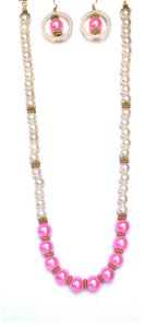 Chain Style Pearl Necklace Set