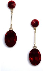 Fancy Oval Stone Earrings