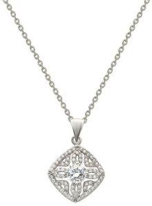 Silver Astral Pendant With Chain