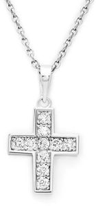 Silver Christ's Vogue Cross Pendant With Chain