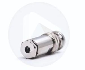 DEW Mild Steel BNC Male Triaxial Plug, Color : Silver