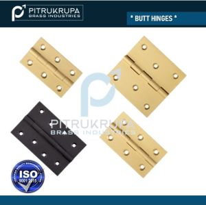 Polytex® Brass Polished Heavy Duty Butt Hinge for Drawer, Doors