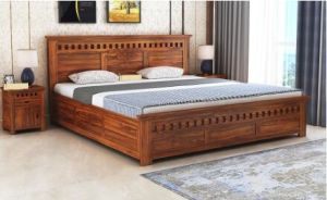 SHEESHAM WOOD ANTIQUE BED