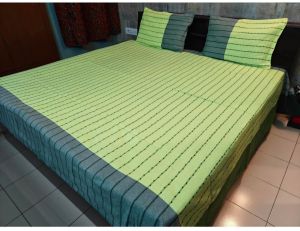 Cotton Capsule Double Bed Sheets For Home, Hotel