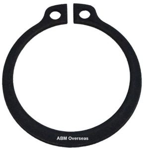 Mild Steel Black External Circlips