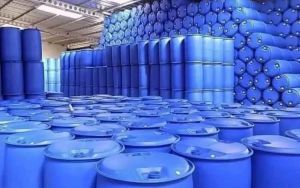 Polished HDPE Blue Plastic Storage Barrel For Industrial Use