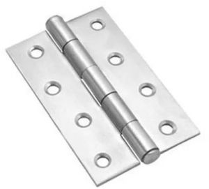 Polished Stainless Steel Door Hinges, Color : Silver