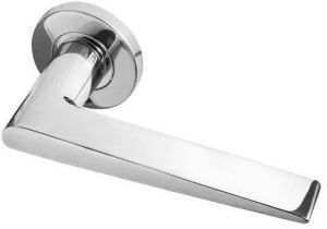 Polished Stainless Steel Door Handle, Color : Silver