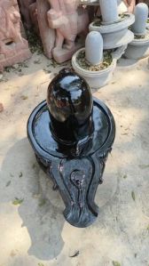 Polished Narmada Stone Shivling, Color : Brown Black