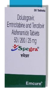 Emcure Spegra Tablet For HIV Infection