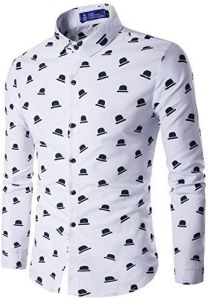 Printed Cotton Mens Fancy Casual Shirt, Sleeve Type : Full Sleeves