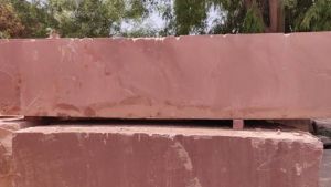 PSC Unpolished Pink Sandstone Blocks For Industrial