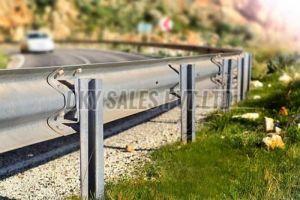 Galvanized Metal W Beam Crash Barrier For Highway, Road