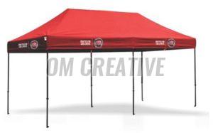 Plain Polyester Iron Gazebo Tent For Outdoor Advertising