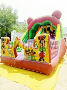 PVC-coated Vinyl Inflatable Bouncy Castle For Events, Amusement Park