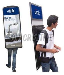 Acrylic Plastic Look Walker For Advertising