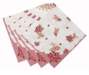 Tissue Paper Printed Napkin, Packaging Type : Plastic Packet