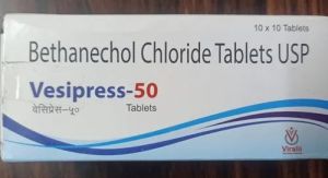 Vesipress-50 Tablets, Composition : Bethanechol