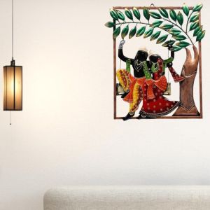 Radha Krishna Jhula Frame For Home Decoration