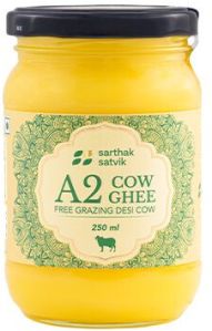 250ml Desi Free Grazing A2 Cow Ghee