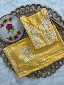 Libas Women Organza Kurti