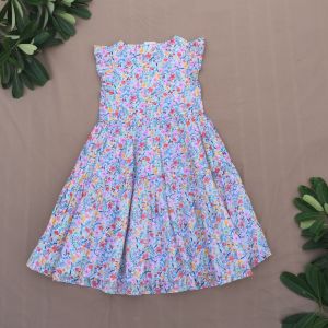 Girls Casual Printed Frock