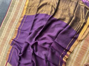 Linen Saree