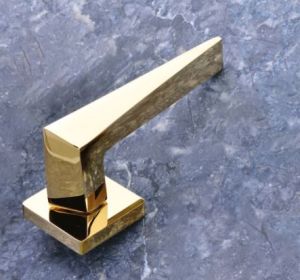 MV 007 Brass Rose Door Handle